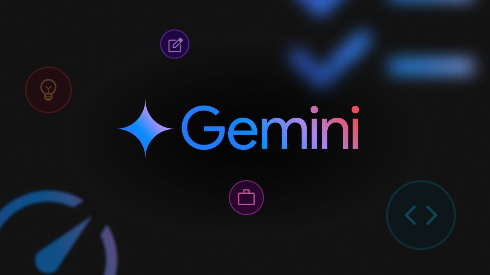 Palavra gemini com o ícone de IA (estrelinha)